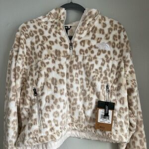 The North Face Leopard Cropped Pullover